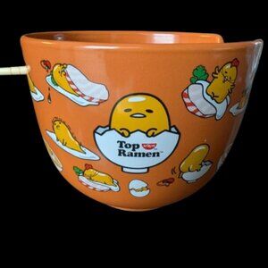 Sanrio Gudetama Top Ramen Dinnerware Set 20-Ounce Ramen (Pre-Owned)
